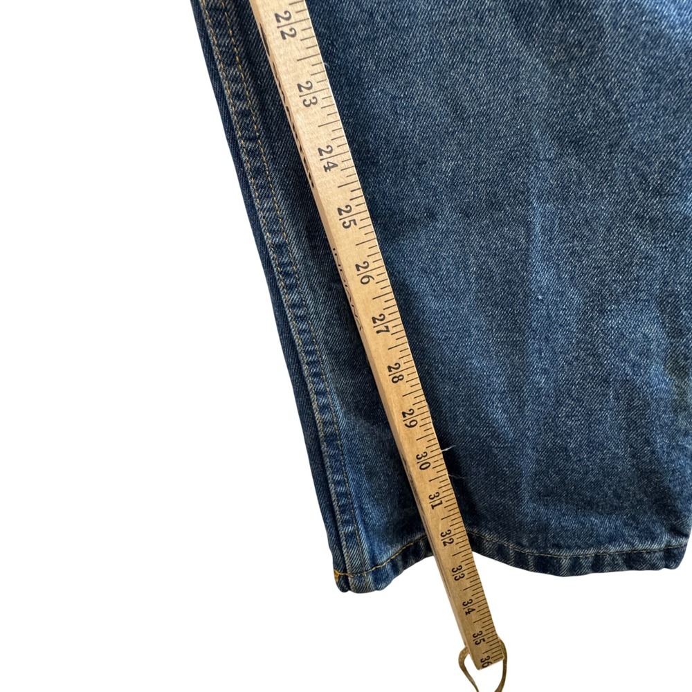 Vtg Polo Jeans Ralph Lauren Mens Relaxed Denim Blue Medium Wash 38x32 90s Y2K - Picture 8 of 12